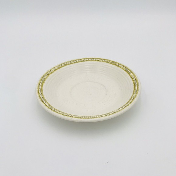 Franciscan Earthenware Hacienda Green Saucer Vintage 1970s Logo Design - Picture 3 of 6